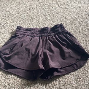 Lululemon - Purple/maroon tracker lululemon shorts size 6